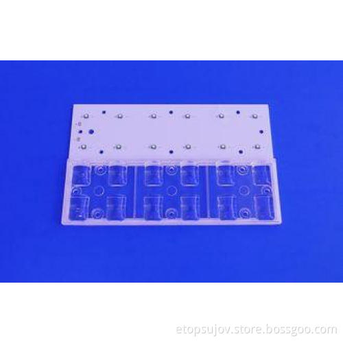12W CREE Led Array Lens Transparent PMMA 93% Transmittance